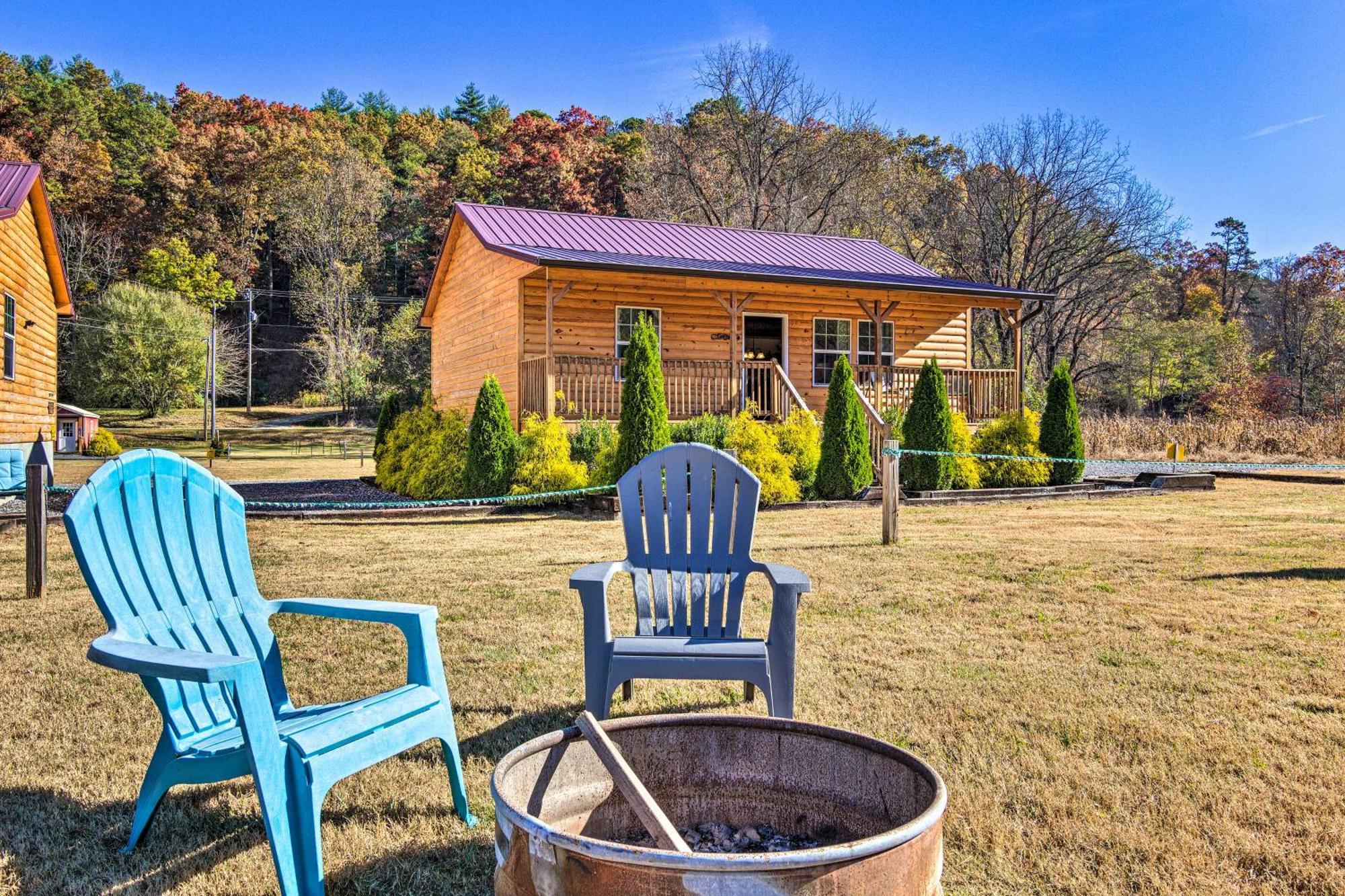 Cozy Smoky Mountain Cabin By Tuckasegee River! Bryson City Bagian luar foto